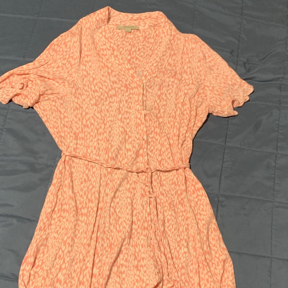 Baby pink Button-Up Dress